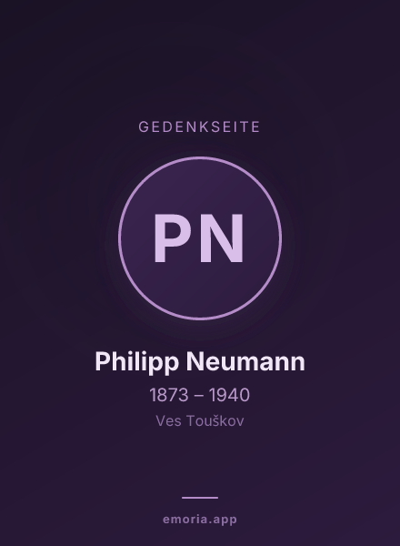 Gedenkportrait von Philipp Neumann