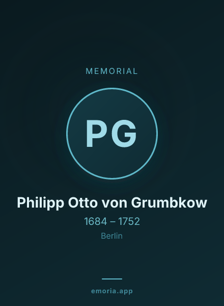 Memorial portrait of Philipp Otto von Grumbkow