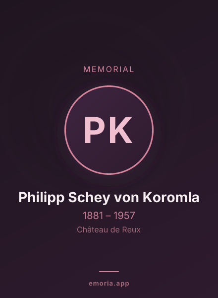 Memorial portrait of Philipp Schey von Koromla