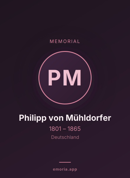 Memorial portrait of Philipp von Mühldorfer