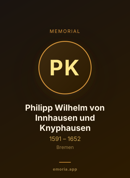 Memorial portrait of Philipp Wilhelm von Innhausen und Knyphausen