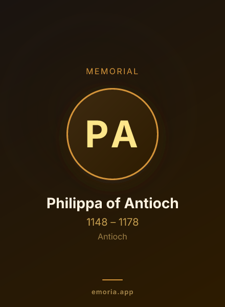 Memorial portrait of Philippa of Antioch