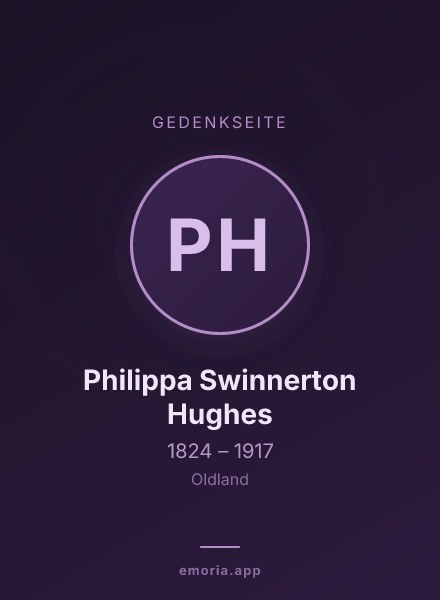 Gedenkportrait von Philippa Swinnerton Hughes