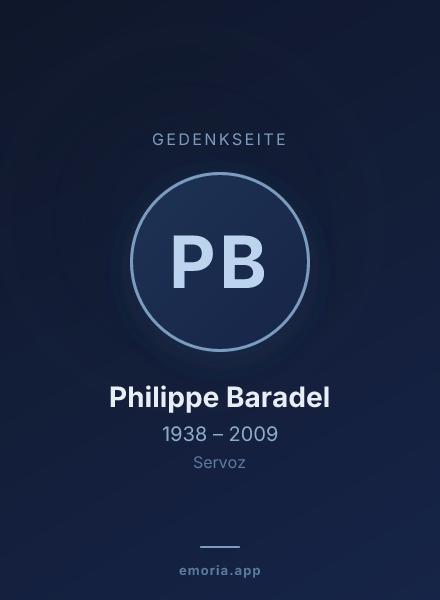 Gedenkportrait von Philippe Baradel