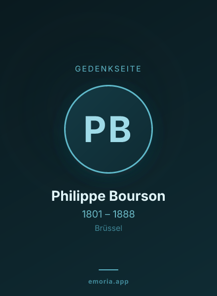 Gedenkportrait von Philippe Bourson