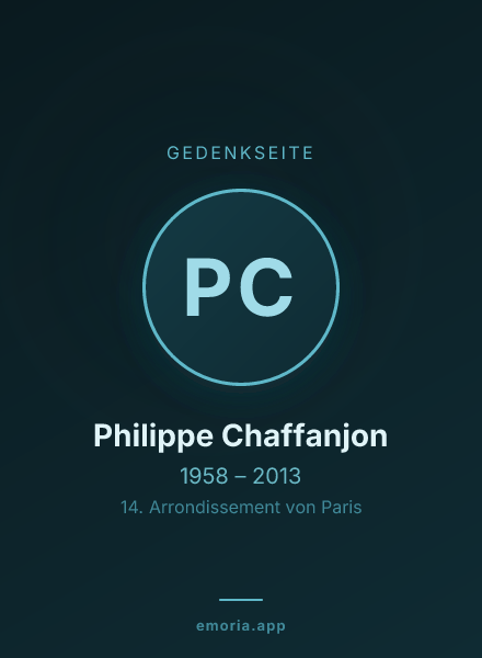 Gedenkportrait von Philippe Chaffanjon
