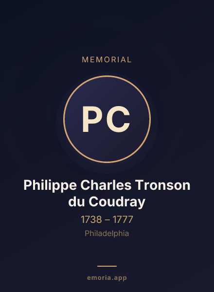 Memorial portrait of Philippe Charles Tronson du Coudray
