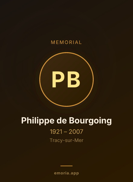 Memorial portrait of Philippe de Bourgoing