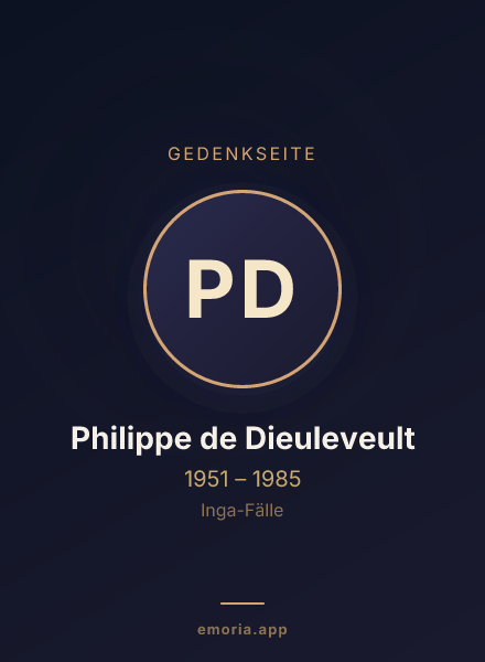 Gedenkportrait von Philippe de Dieuleveult