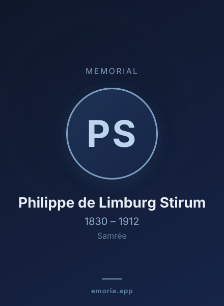 Memorial portrait of Philippe de Limburg Stirum