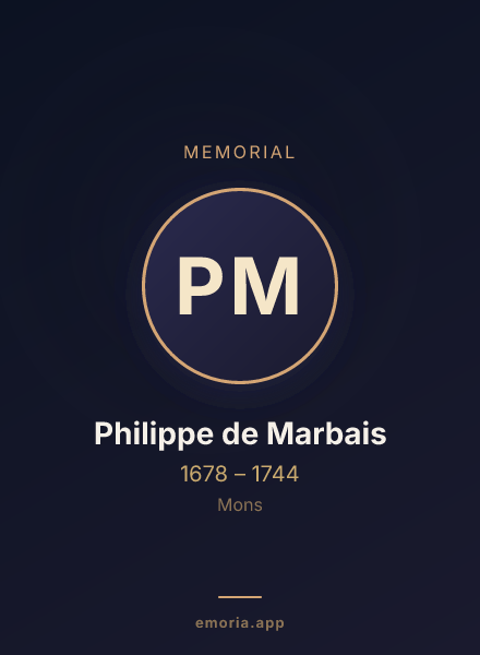 Memorial portrait of Philippe de Marbais