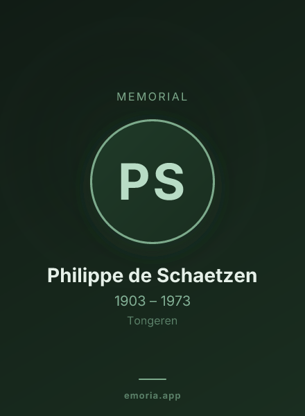 Memorial portrait of Philippe de Schaetzen