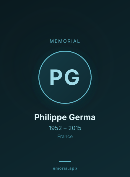 Memorial portrait of Philippe Germa