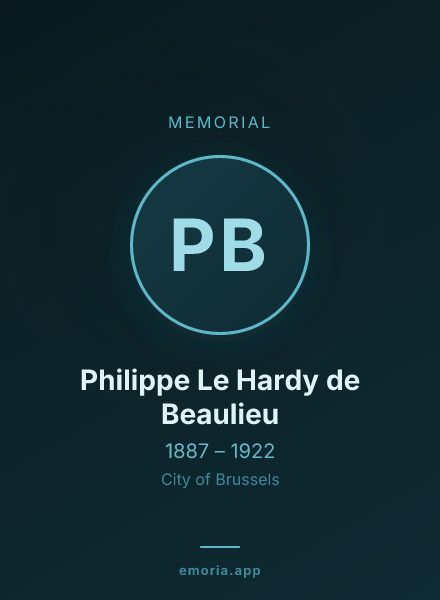 Memorial portrait of Philippe Le Hardy de Beaulieu