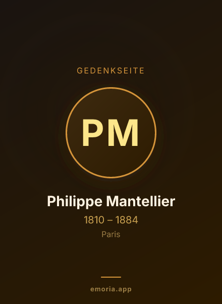 Gedenkportrait von Philippe Mantellier