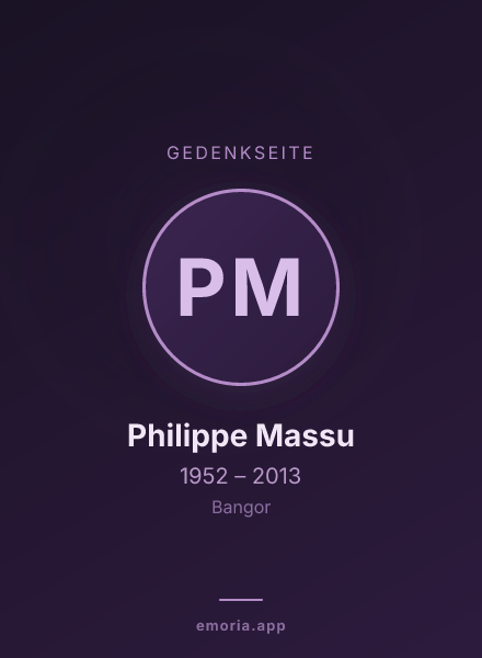 Gedenkportrait von Philippe Massu