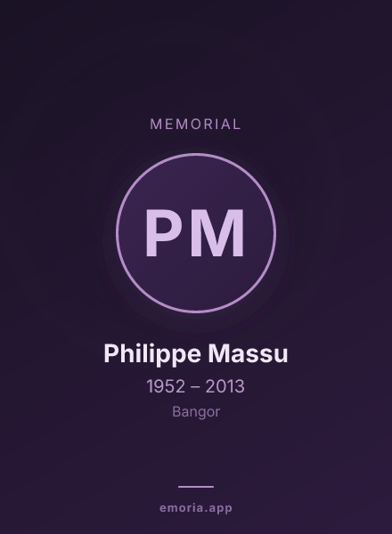 Memorial portrait of Philippe Massu