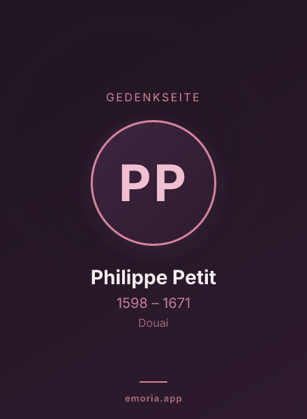 Gedenkportrait von Philippe Petit