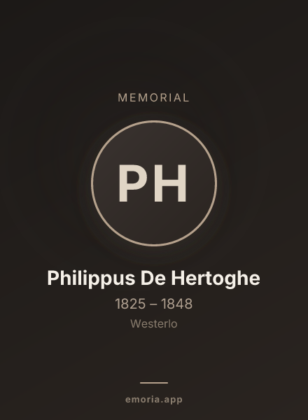 Memorial portrait of Philippus De Hertoghe