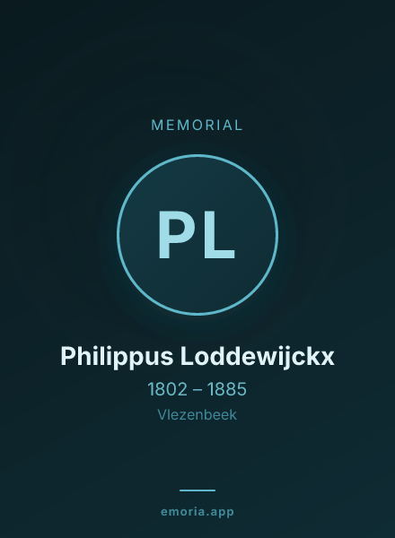 Memorial portrait of Philippus Loddewijckx
