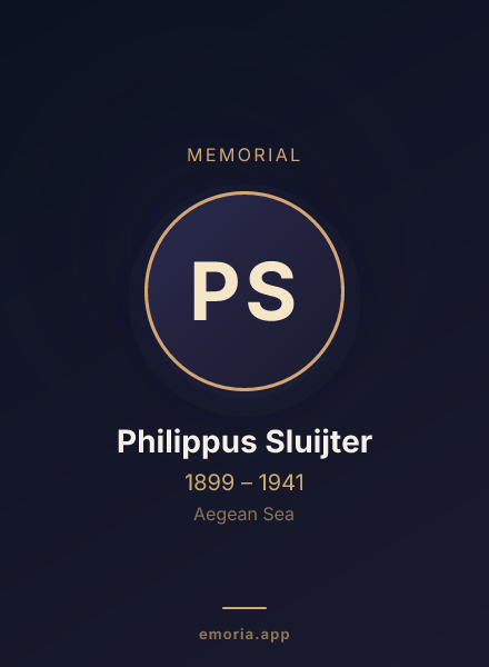 Memorial portrait of Philippus Sluijter