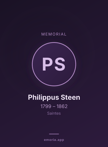 Memorial portrait of Philippus Steen