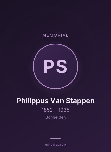 Memorial portrait of Philippus Van Stappen