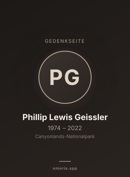 Gedenkportrait von Phillip Lewis Geissler