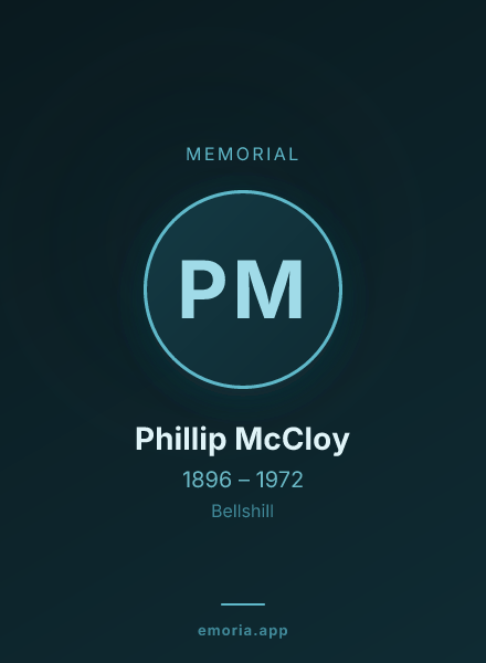 Memorial portrait of Phillip McCloy