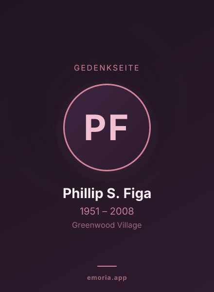 Gedenkportrait von Phillip S. Figa