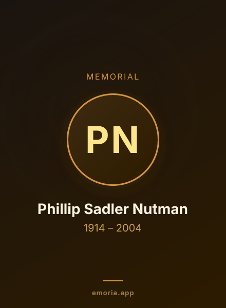Memorial portrait of Phillip Sadler Nutman