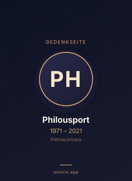 Gedenkportrait von Philousport