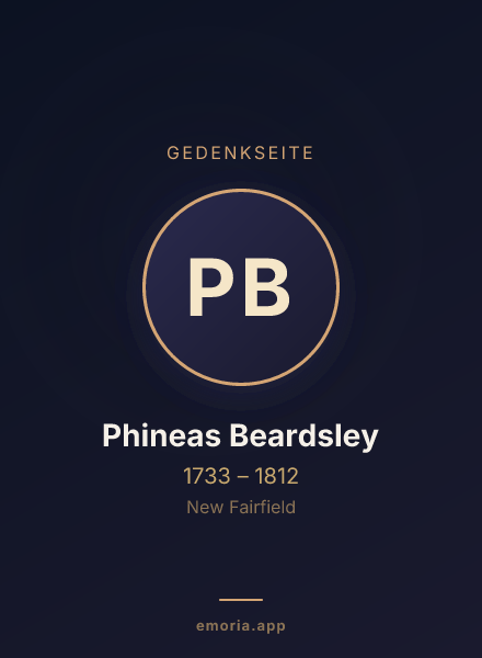 Gedenkportrait von Phineas Beardsley