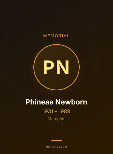 Memorial portrait of Phineas Newborn