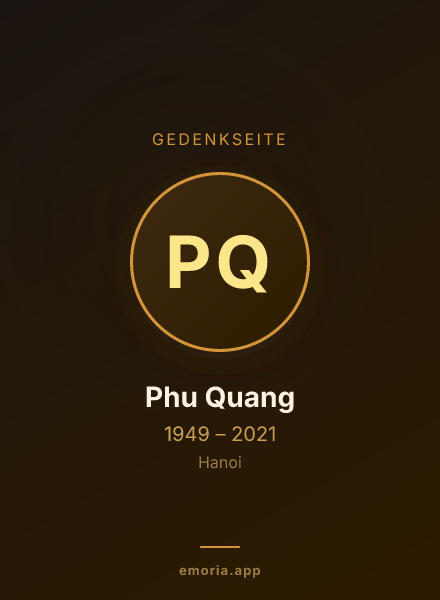 Gedenkportrait von Phu Quang
