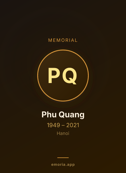 Memorial portrait of Phu Quang