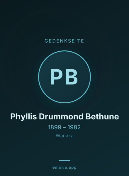 Gedenkportrait von Phyllis Drummond Bethune