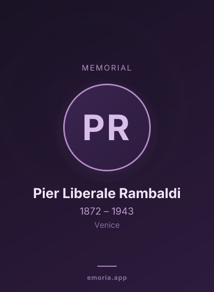 Memorial portrait of Pier Liberale Rambaldi