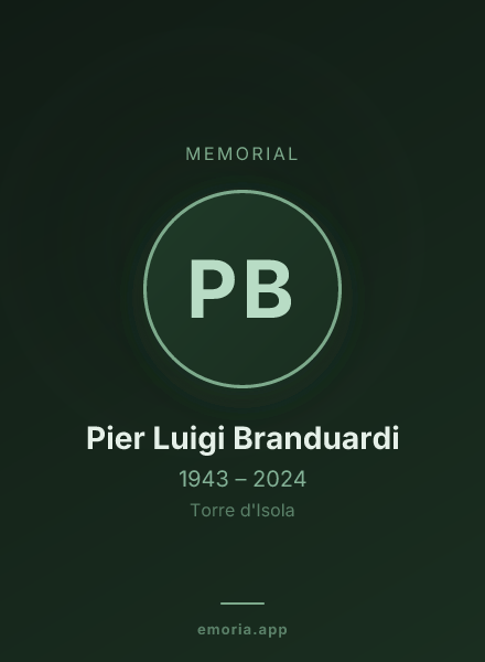 Memorial portrait of Pier Luigi Branduardi
