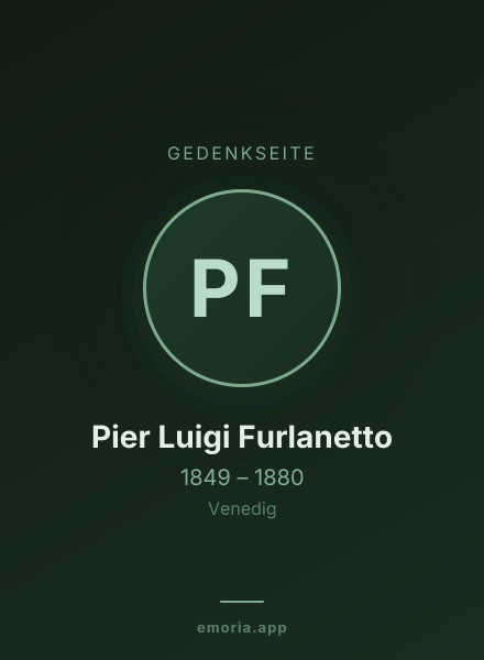 Gedenkportrait von Pier Luigi Furlanetto
