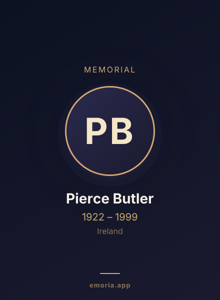 Memorial portrait of Pierce Butler