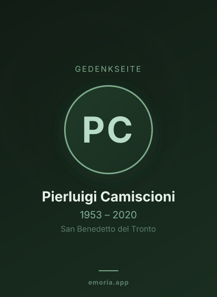 Gedenkportrait von Pierluigi Camiscioni
