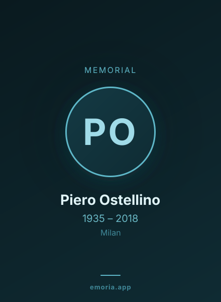 Memorial portrait of Piero Ostellino