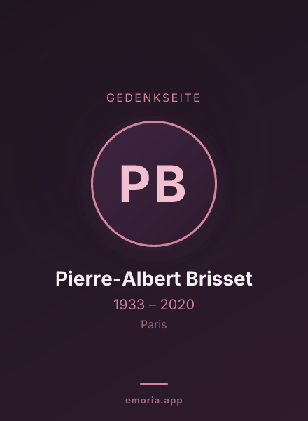 Gedenkportrait von Pierre-Albert Brisset