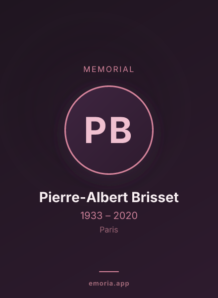 Memorial portrait of Pierre-Albert Brisset