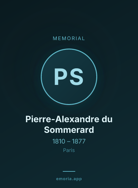 Memorial portrait of Pierre-Alexandre du Sommerard