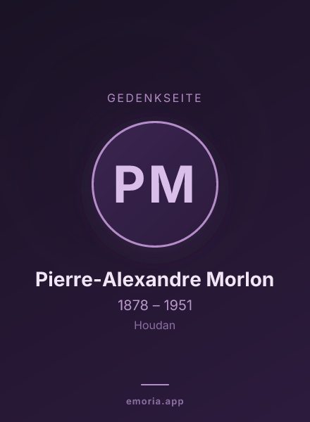 Gedenkportrait von Pierre-Alexandre Morlon