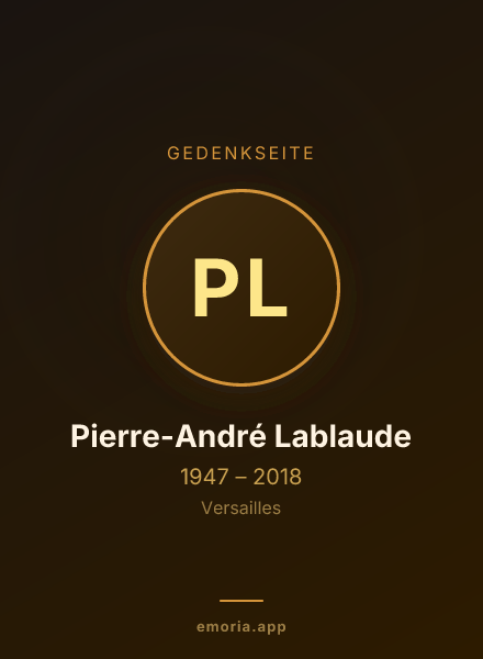 Gedenkportrait von Pierre-André Lablaude