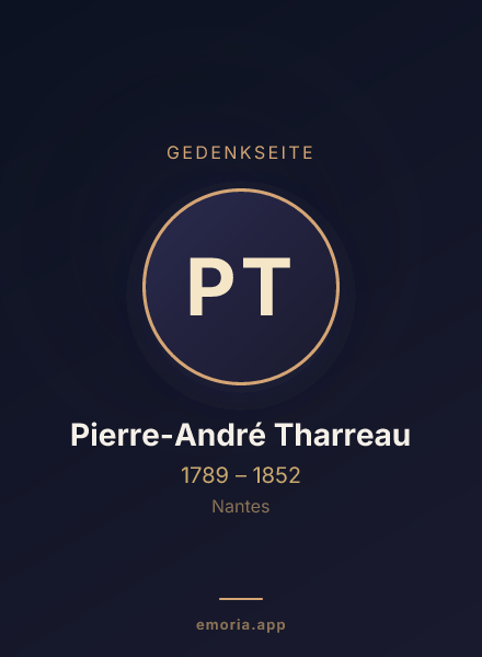 Gedenkportrait von Pierre-André Tharreau