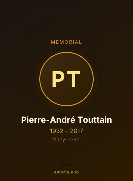 Memorial portrait of Pierre-André Touttain